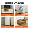 thumbnail image 5 of KFFKFF Robust Appliance Rollers, Support up to 660 lbs, Adjustable Mobile Base for Washing Machines, Stand for Fridge, Dolly for Moving Refrigerators, Dryers, Dishwashers, in White, 5 of 9