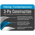 thumbnail image 2 of Viking Culinary Contemporary 3-Ply Stainless Steel Dutch Oven with Lid, 5.2 Quart, 2 of 8