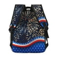 thumbnail image 3 of Haiem Fireworks Printed School Backpack,Casual Travel Lightweight Backpack,Durable Comfortable Multifunctional Backpack,Laptop Backpack, 3 of 5