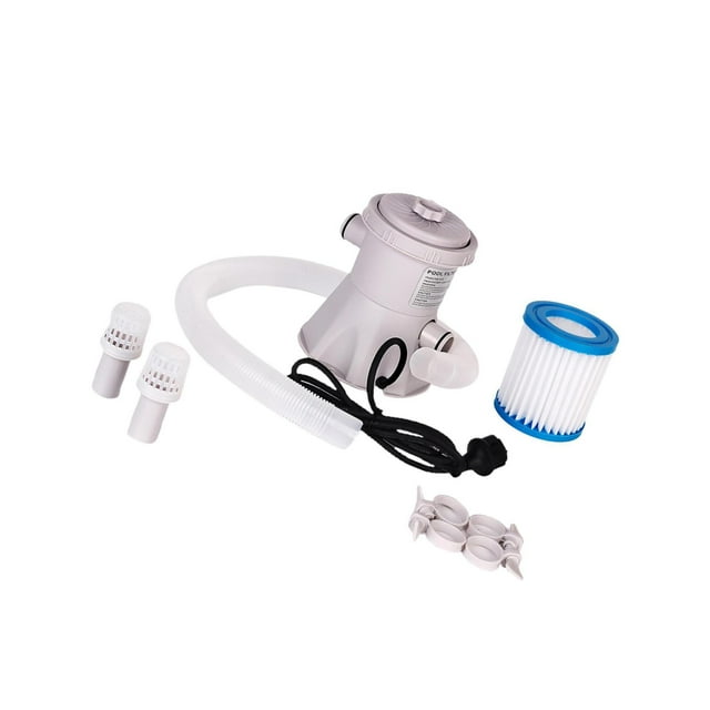 Transemion 300GPH Above Ground Swimming Pool Electric Type Filter Pump Cleaning US Tool