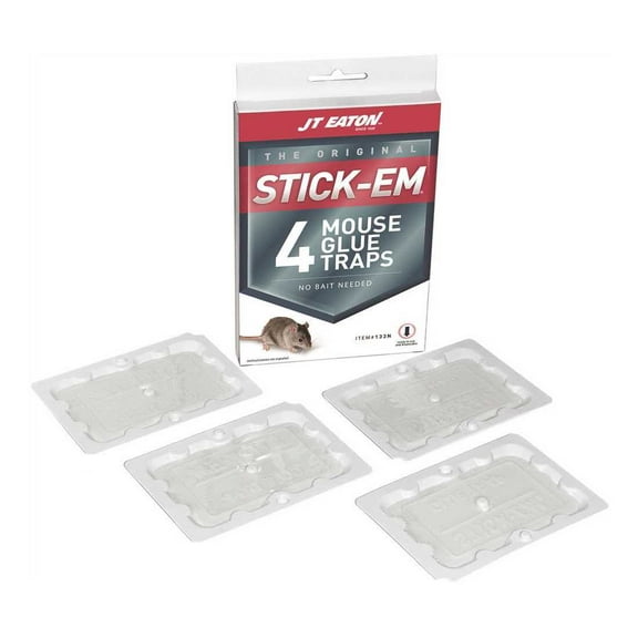 Jt Eaton 133N Stick-Em Mouse Glue Trap, Plastic