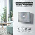thumbnail image 4 of Heat Pump Room Thermostat Temperature Controller 4.8 Inch Color LCD Screen Programmable Touch Control Suitable for Home Office Hotel, 4 of 8