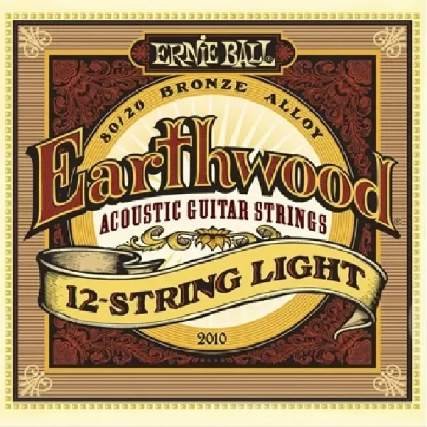 EARTHWOOD LIGHT 12-CUERDAS 80/20 BRONZE GUITARRA ACÚSTICA ERNIE BALL 2010