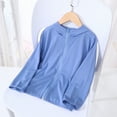 thumbnail image 2 of HWJAD Kids Zip-Up Athletic Hoodies Girls Boys UPF50+ Sun Protection Tops Hooded Cooling Shirt, 2 of 12