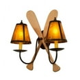 thumbnail image 4 of Meyda Tiffany 216852 Paddle 2 Light 19" Tall Wall Sconce - Copper, 4 of 4