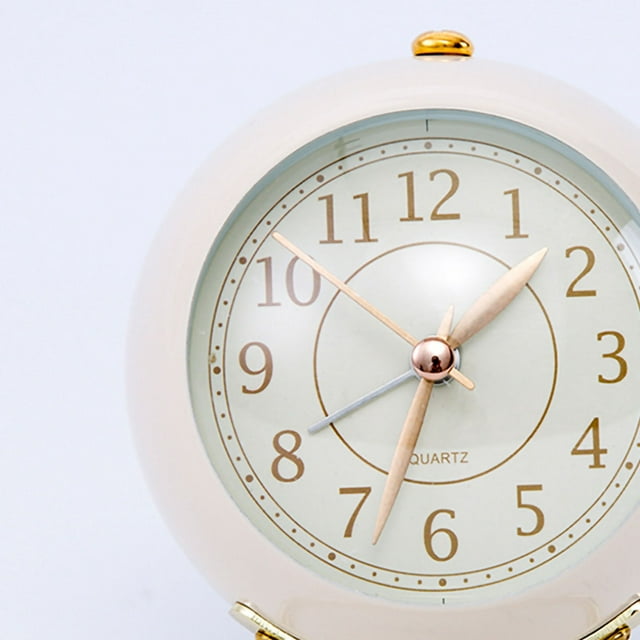 Reloj despertador NikouMX metal estilo europeo