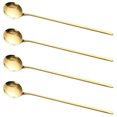 thumbnail image 2 of 4 Uds cucharas de café cucharas para agitar cucharas de té cucharas de postre de hielo de acero inoxidable, 2 of 4