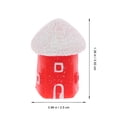 thumbnail image 3 of Mini Xmas Village Figurines 6Pcs Snow Houses Roll Decoration, 3 of 7