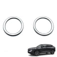 thumbnail image 3 of Car Matte Silver Dashboard Side Upper Air Vent Housing Outlet Frame Cover Trim for Vezel -V 2021 2022, 3 of 6