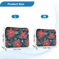 thumbnail image 4 of FORMRS 13"-13.3" Laptop Sleeve Protective Case Soft Carrying Quilted Computer Bag Cover, Red Christmas Leaves, 4 of 7