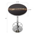 thumbnail image 4 of Anaheim Ducks Logo Bar Table with Adjustable Footrest and Acrylic Top, 4 of 5