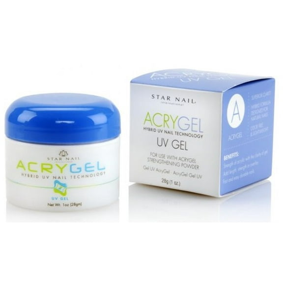 Star Nail Acrygel Hybrid UV Nail Technology UV Gel PInk 1 oz