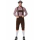 thumbnail image 2 of Disfraces de Halloween 2024 M-XXL Traje de cerveza para hombre, traje con pechera, traje de cerveza alemán, camisa a cuadros, 2 of 5