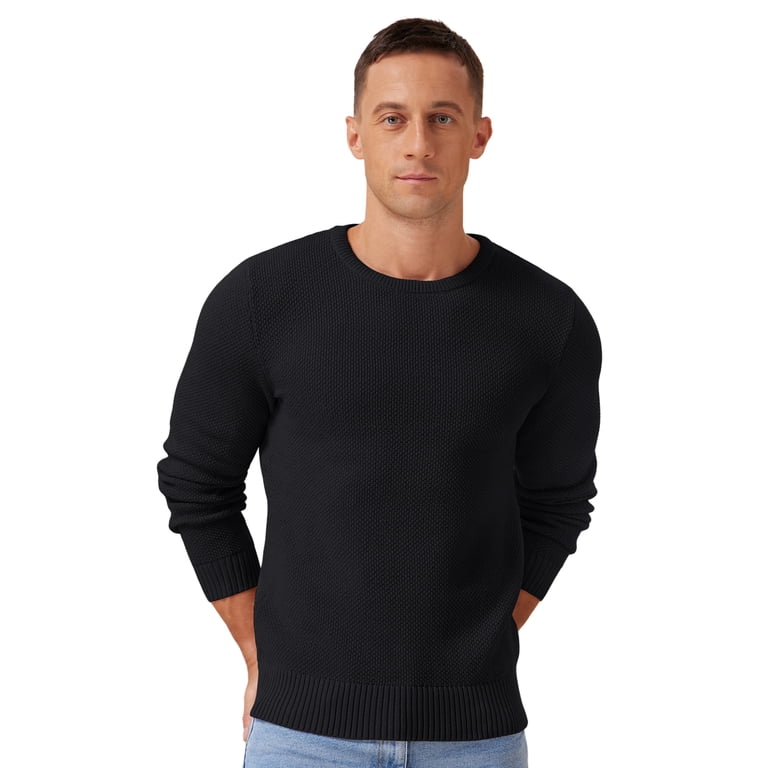 Iceglad Men's Classic Crewneck Pullover Sweater photo 1