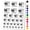 Black, variant on Mr and Mrs Always and Forever Wedding Tuxedo Gown Hearts Water Resistant Temporary Tattoo Set Fake Body Art Collection - Red