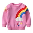 thumbnail image 5 of WOLLED Sweatsuit Coat for Boys Girls Kids Toddler Long Sleeve Sweater Sweatshirt 2-8Y Baby Cute Cartoon Print Sweat Fall Round Neck Tops, 5 of 8