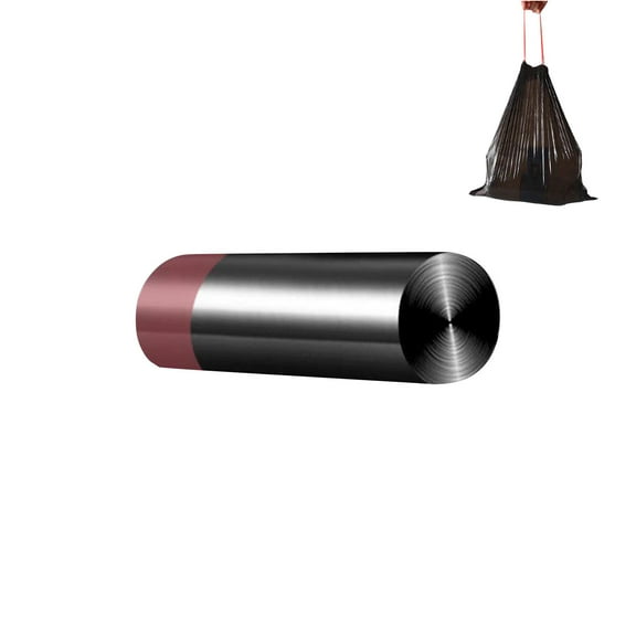 Trash Bags, Drawstring Trash Bags, Extra Thick Leak Proof Kitchen Garbage Bags with Breakpoint, Multi Color Durable Plastic Liners 50x15cm