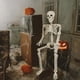 thumbnail image 5 of Modelo de anatomía corporal de Halloween, esqueleto de tamaño completo, hueso de mano, decoraciones para fiesta en casa, 5 of 9