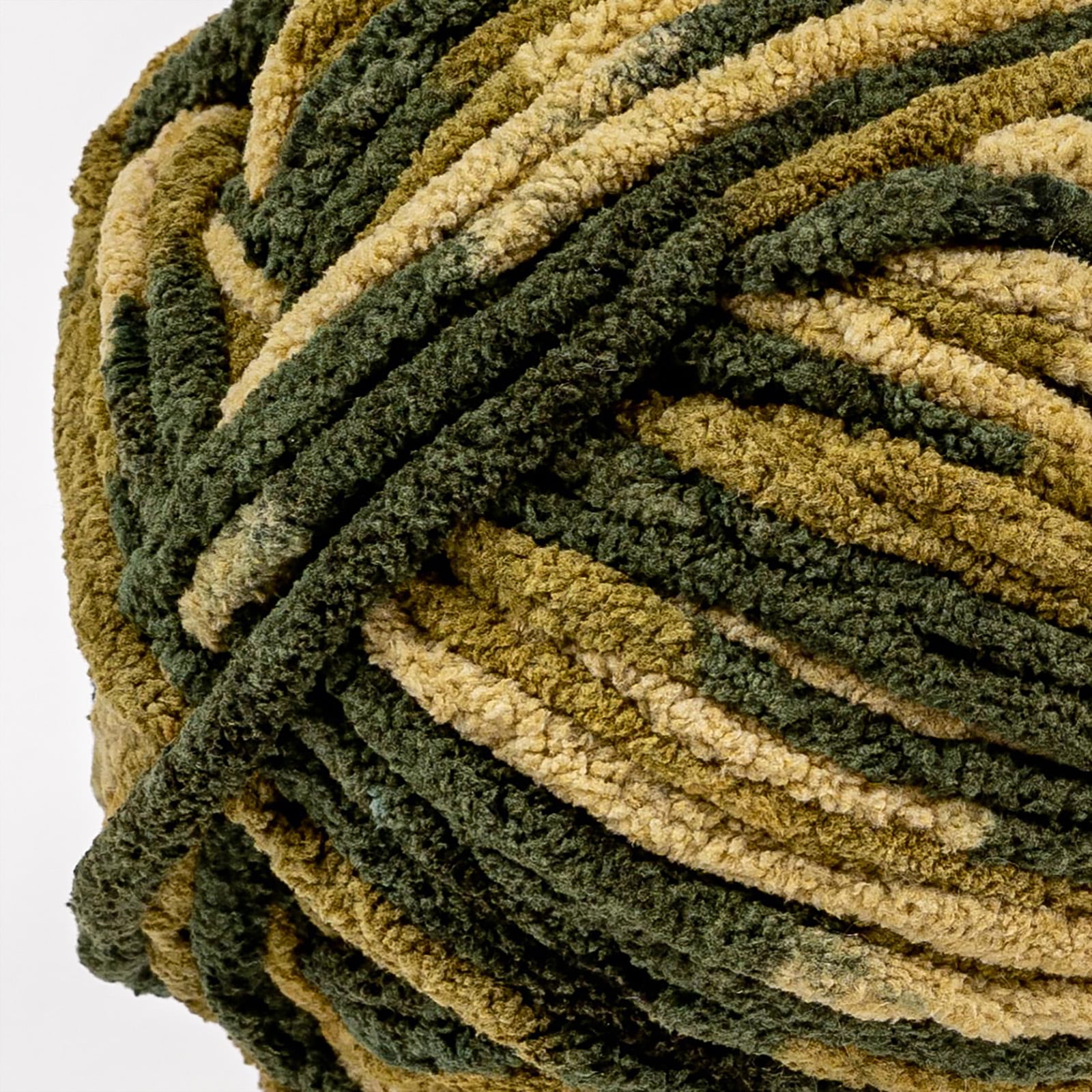 Crafted by Catherine Camouflage Multi Polarized Super Bulky Yarn, 213 yards, 10.5oz/300g (2 Pack)
