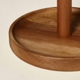 thumbnail image 3 of Wooden Paper Towel Holder Brown -  Acacia Wood, Countertop Design, Varnished Finish, 3 of 3