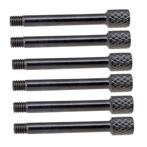 Tornillos de bloqueo de cuerdas de guitarra eléctrica Yuyangstore Juego de 6 negro
