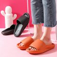 thumbnail image 3 of Bathroom Slippers Quick Dry Solid Color Thickened Home Sandals Shower Slippers, 3 of 10