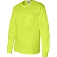 thumbnail image 3 of Ultra Cotton 100% Cotton Long Sleeve T-Shirt with Pocket, 3 of 6