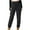 Black, variant on ABATAB Plus Size Pants for Women Fleece Lined Joggers Water Resistant Trousers Thermal Hiking Winter Golf Running Ski Pants with Deep Pockets