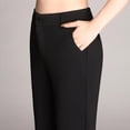 thumbnail image 5 of GZWYHT Wide Leg Pants,Palazzo Pants,Pants Trousers Flared Straight-leg Long Pockets Women High Solid Waist Pants Pants,Pants for Women,Business Casual Pants,Plus Size Pants,Black,XL, 5 of 9