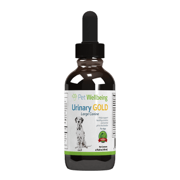 Pet Wellbeing - Urinary Gold for Dogs - Natural Support for Canine Urinary Tract Health - 4oz (118ml)