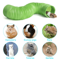 thumbnail image 2 of Túnel de diversión para mascotas pequeñas, 39 x 4 pulgadas, apto para hurones y ratas adultos, 2 of 5