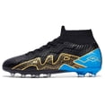 thumbnail image 4 of Botas de fútbol para hombre, zapatos de fútbol profesionales TF/FG, botines de fútbol para adultos, calzado deportivo antideslizante y transpirable para entrenamiento de césped, calzado para deportes, 4 of 5
