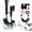 1PC-B, variant on 1-in-2-Out Handheld Dual Control Valve Bidet Sprayer for Toilet, Stainless Steel Adjustable Water Pressure Washer Kit for Cleaning Bathroom, 78 Inch Hose, Easy to Use (1PC-A)