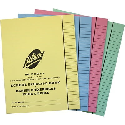Exercise Book-Stitched 9-1/8X7-1/8 Ruled 80 Page - Walmart.ca