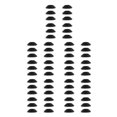 thumbnail image 1 of Tirador de cajón de 12 piezas Speravity Tirador de puerta de armario decorativo antioxidante Negro, 1 of 1