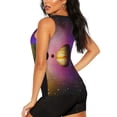 thumbnail image 3 of Lsque Planets And Stars Printed Workout Tank Tops for Women, Athletic Sports Tank Tops, Compression Sleeveless Dry Fit Shirts,Sleeveless Yoga Shirt-Medium, 3 of 9