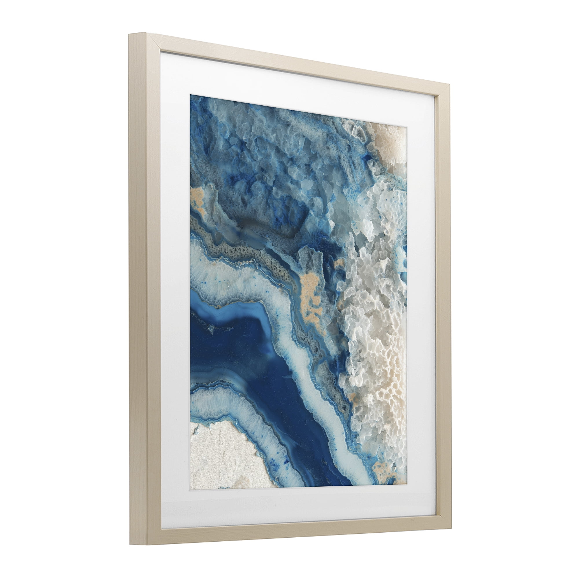 Stupell Industries Ocean's Minerals Flow Birch Framed Print Under Glass, design by Svetlana Aleynikova