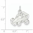 thumbnail image 2 of 925 Sterling Silver Race Car Charm Pendant, 2 of 6