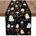 thumbnail image 2 of HUASHENG Halloween Table Runner Pumpkins Seasonal Kitchen Dining Table Home Outdoor Decorations (13'' X 72''), 2 of 5