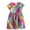 Multicolor-667, variant on Big Discount,3-8 Year Kids Solid Color Sequin Dress, Short Sleeves, Round Neck, Zipper Front, Fashionable Party Wear, Casual Play, Comfortable Fabric Perfect for Layering|Polyester,Rose Gold