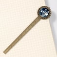 thumbnail image 4 of Wolf Handcrafted Lace Bookmark in Antique Bronze - Gift for Readers and Book Lovers, 4 of 5