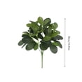 thumbnail image 3 of 2Pc Realistic Artificial Potted Plants Fake Greenery Foliage Monstera Philodendron Indoor Outdoor Decor,C, 3 of 6