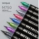 thumbnail image 4 of Marcadores de pintura acrílica Languo Metallic, 24 colores, doble punta, 4 of 7