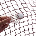 thumbnail image 2 of Tournament Net for Badminton Volleyball, Easy Setup Take Down Lightweight Mesh With 4 Ropes, Suitable For Garden Beach Lawn Park (Red), 2 of 5