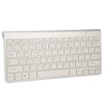 thumbnail image 1 of Clavier Sans Fil 2,4 g Ultra Mince et Compact, Clavier Bilingue à Disposition UK QWERTY, pour Ordinateur de Bureau PC Portable Tablette, Blanc, 1 of 8