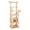 D-Beige, variant on Pefilos Cat Tree Tower for Indoor Multi-Level Cat House Hammock and Condo, Beige