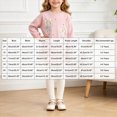 thumbnail image 3 of yboeqw Toddler Little Girl 2Pcs Outfit Set Cartoon Embroidery Long‑Sleeve Sweatshirt with Tulle Skirt Hem and Leggings Cute Princess Fall Casual Clothing,Size 2-3 Years, 3 of 9