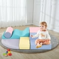 thumbnail image 6 of Soft Climb and Crawl Foam Playset 6 in 1, Soft Play Equipment Climb and Crawl Playground for Kids,Kids Crawling and Climbing Indoor Active Play Structure, 6 of 12