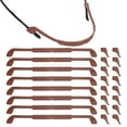 thumbnail image 1 of Correa para gafas 8 piezas, correa de silicona para deportes, soporte para gafas de sol, retentor elástico para gafas de sol con agarre para las orejas para hombres y mujeres, marrón, 1 of 7