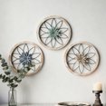 thumbnail image 3 of Wooden Farmhouse Wall Decor 11.81x11.81inch Round Hanging Decoration for Bedroom Home Living Room Kitchen Office Decor (Green), 3 of 8